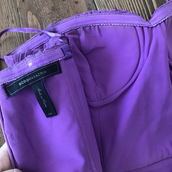 Beautiful BCBG 3D flower dress - Picture 7 of 8